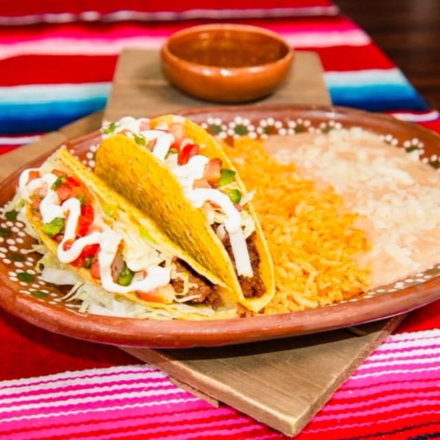 Crispy Taco Plate.