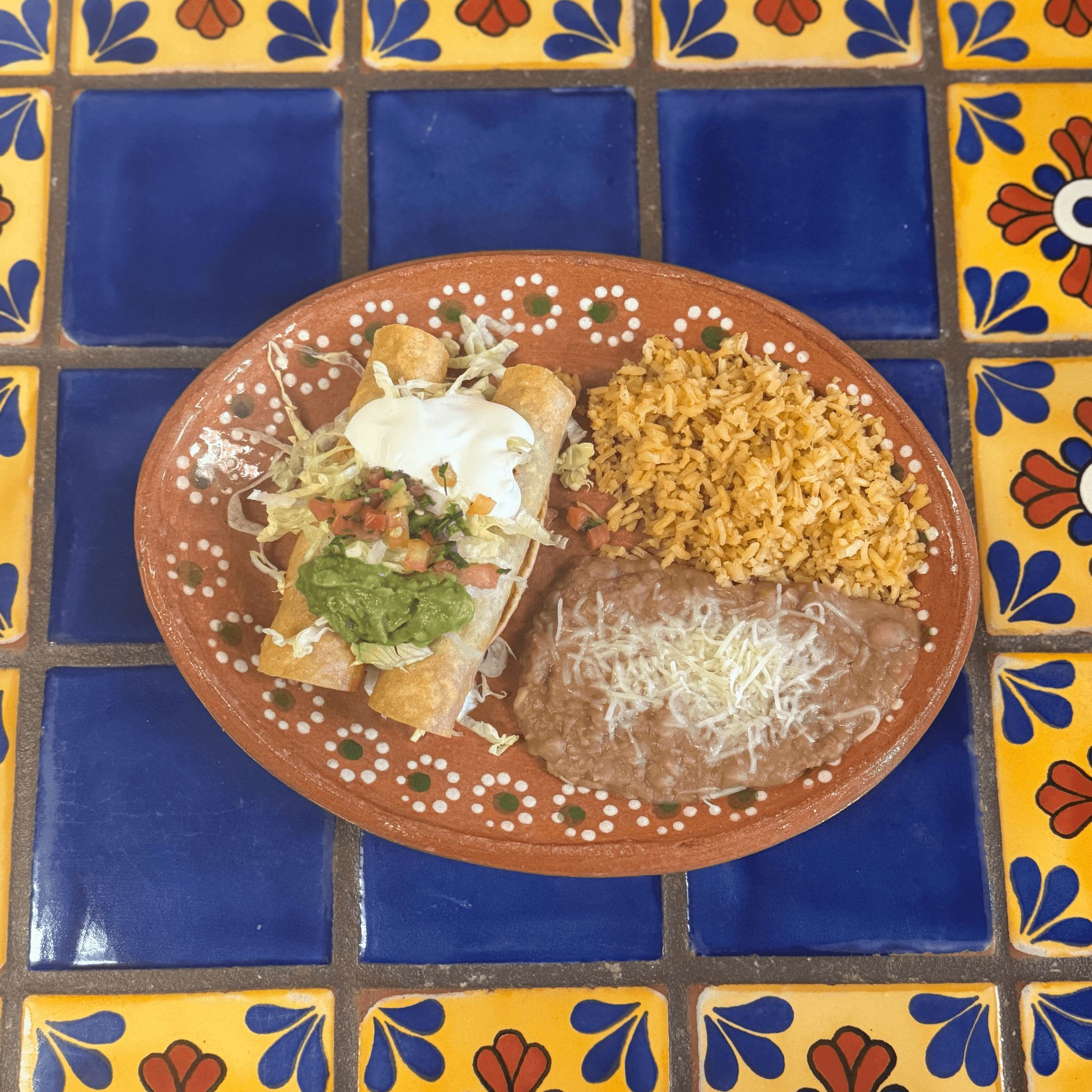 Flautas Plate.
