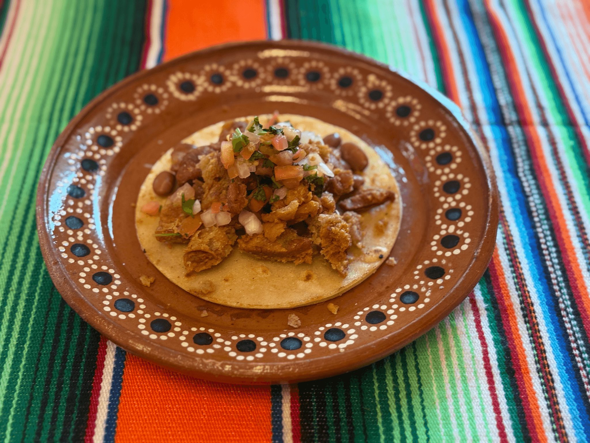 Chicharron Taco.