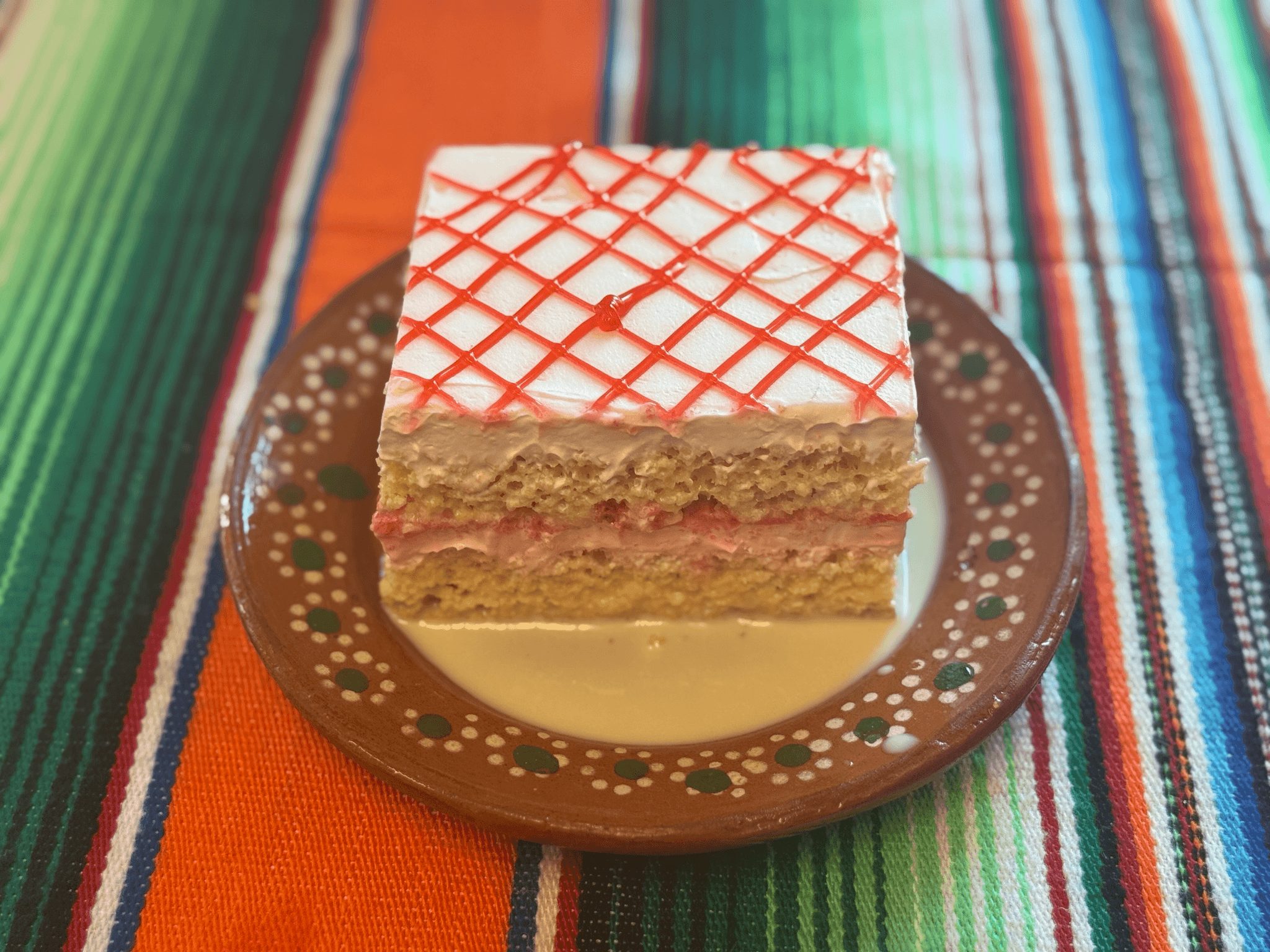 Tres Leches Cake Strawberry/ Fresa.